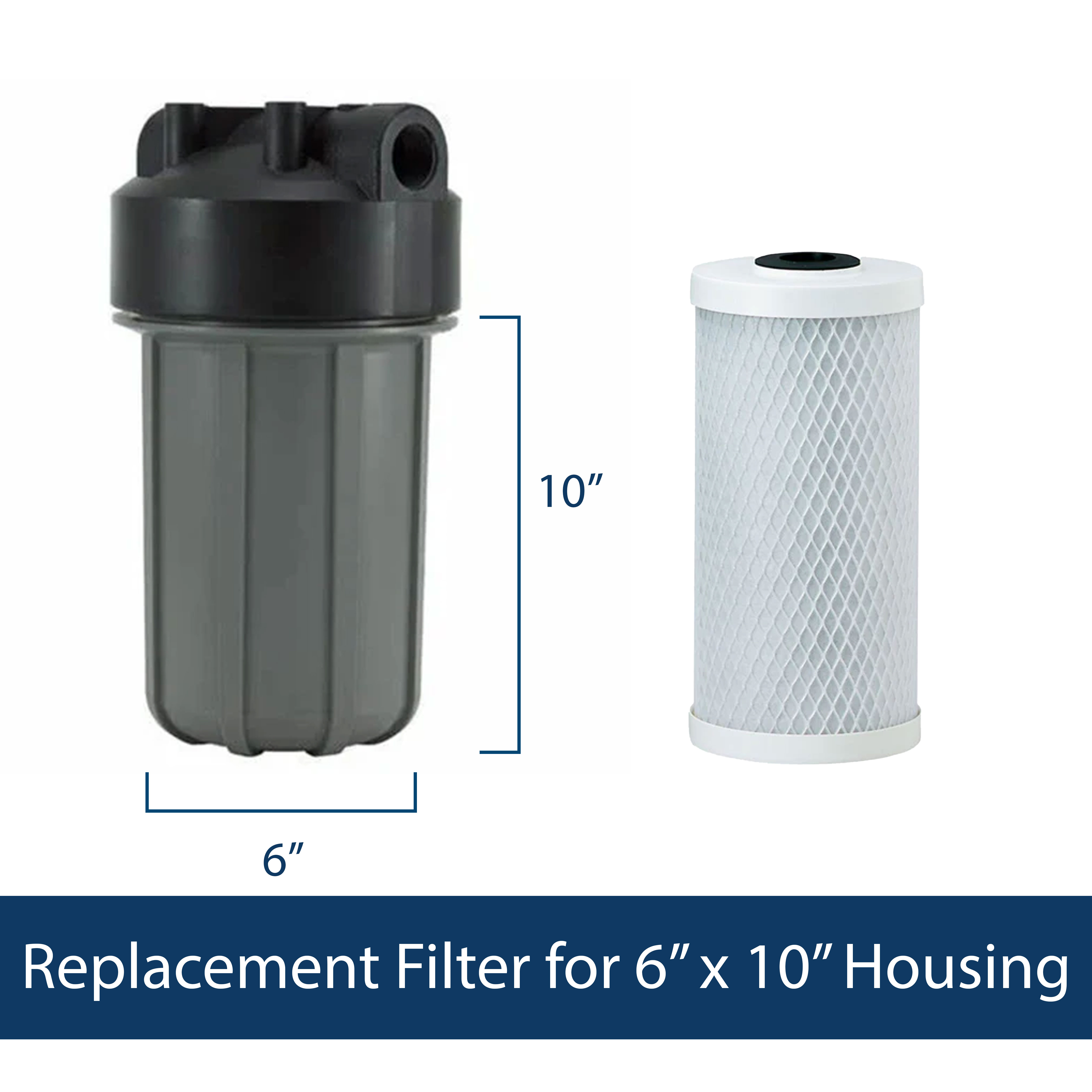 UltraHome City Water Pre-Filter (3 Pk) for 6" x 10" Housing